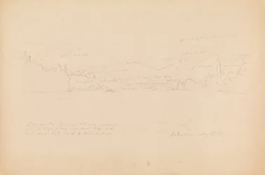 Shore of Lake and Foothills of Mount Katahdin